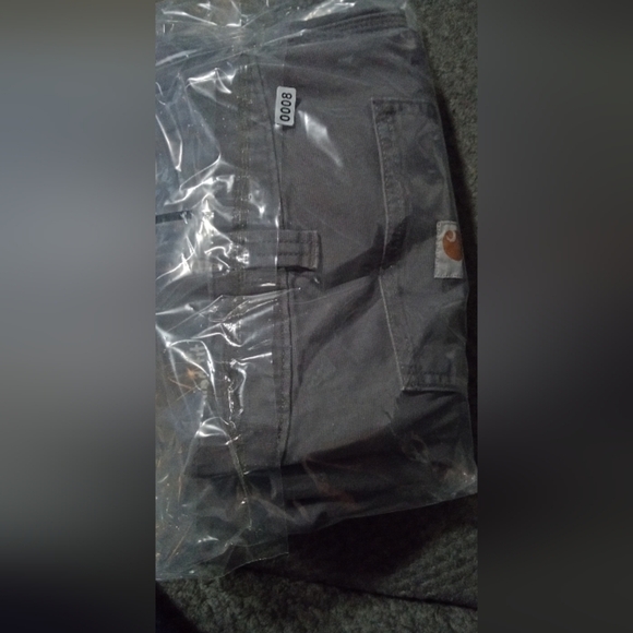 Carhartt Men's Gray Canvas Pants - Picture 6 of 6